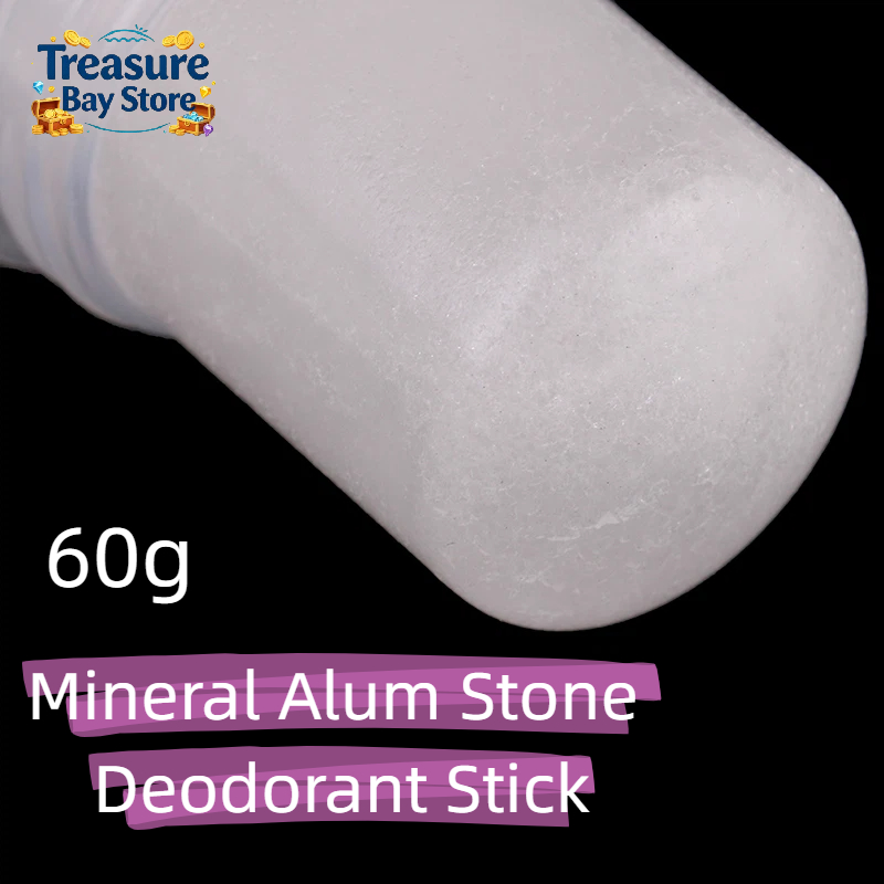 Shoe Deodorizer Ball - 60g Natural Crystal Alum Stick Deodorant,