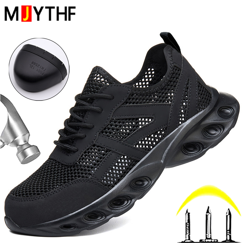 Sneaker Care - Breathable Men Work Safety Shoes Lightweight