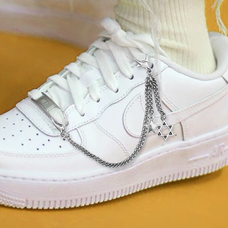 1pcs chain canvas sneakers sho - Sneaker Case recension och pris