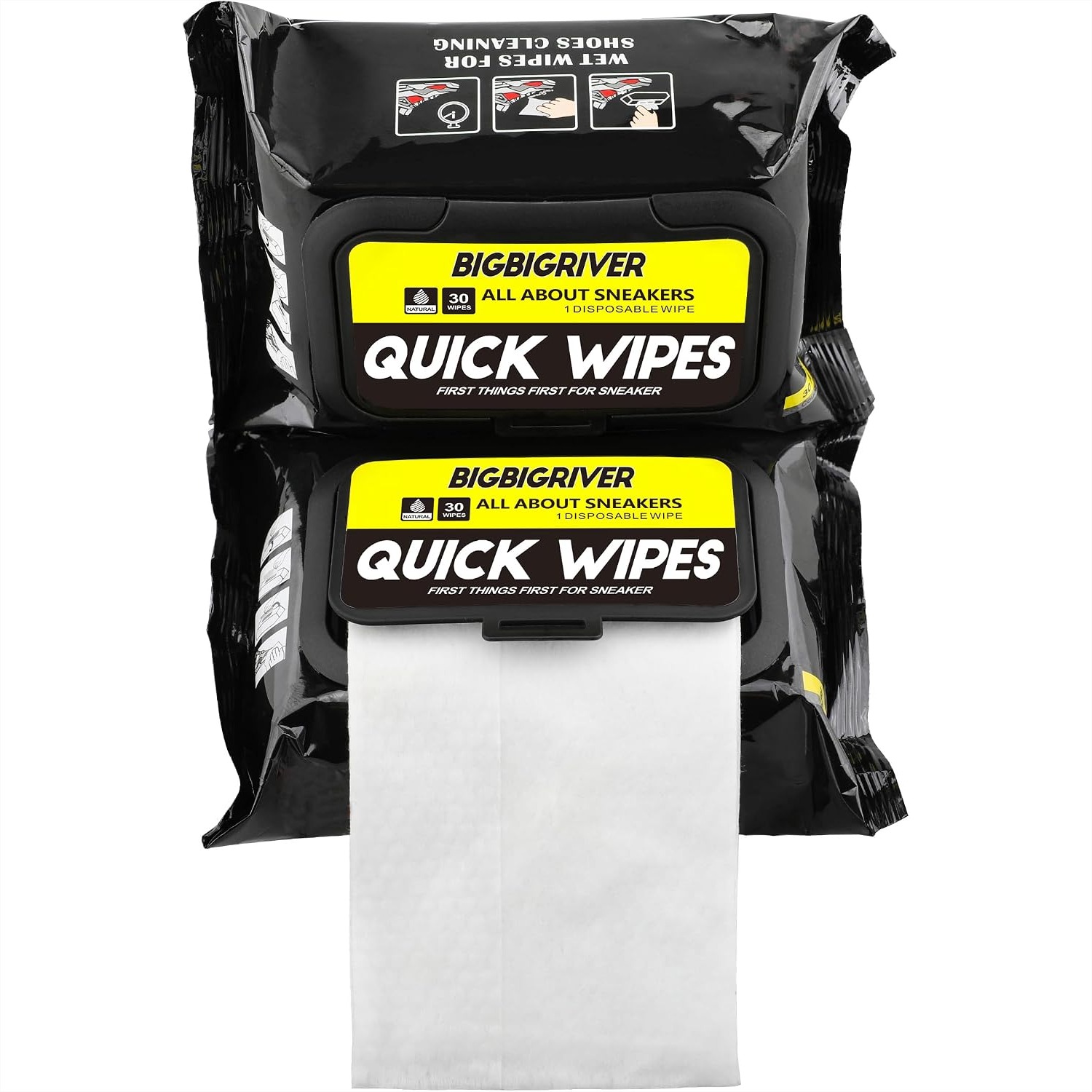 Shoe Wipes 2 Pack 60 Pcs Sneak - Sneaker Cleaner recension och pris
