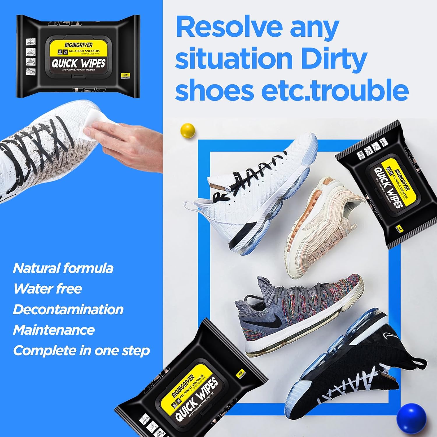 Shoe Wipes 2 Pack 60 Pcs Sneak - Sneaker Cleaner recension och pris