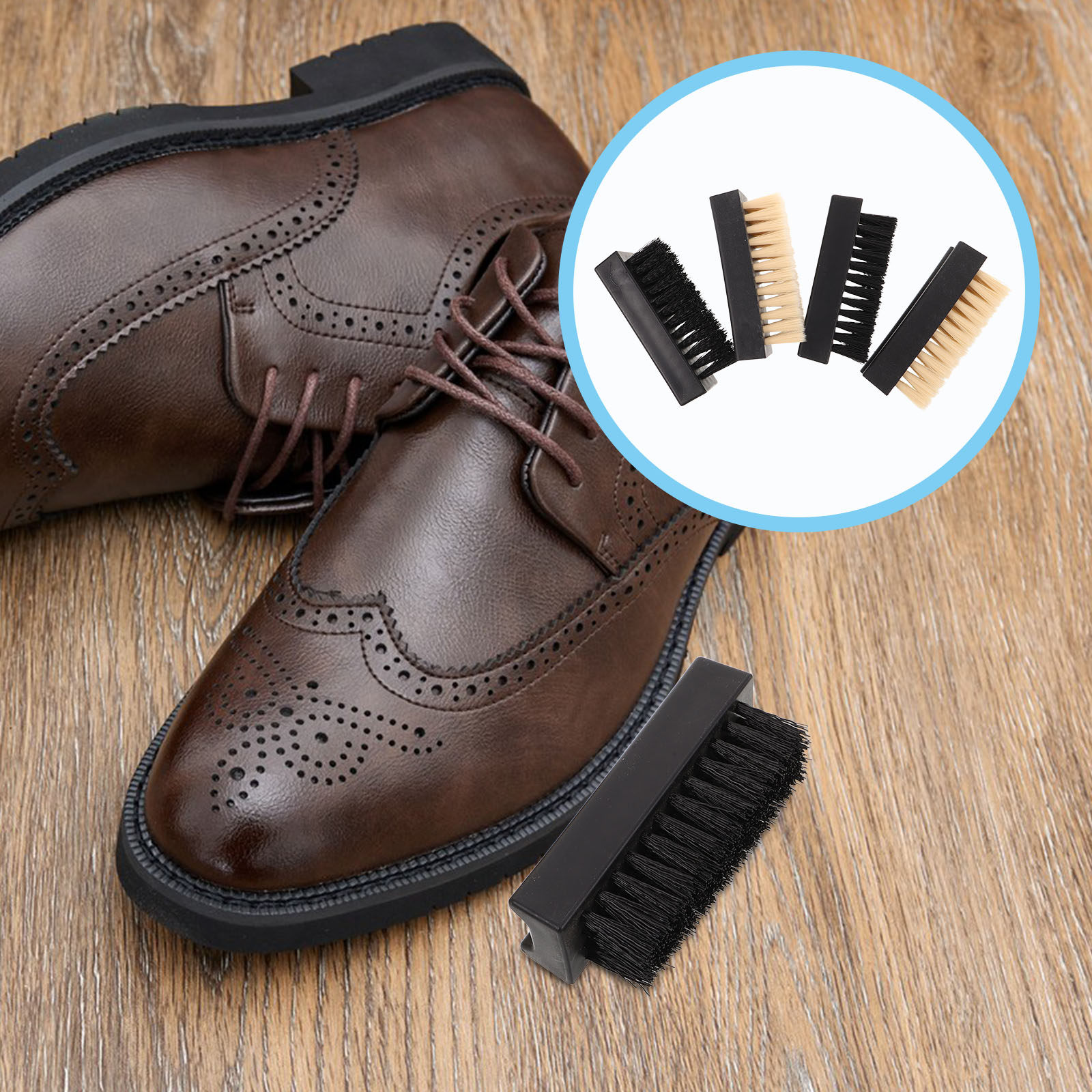 4Pcs Multifunction Shoe Brush  - Sneaker Care Suede recension och pris