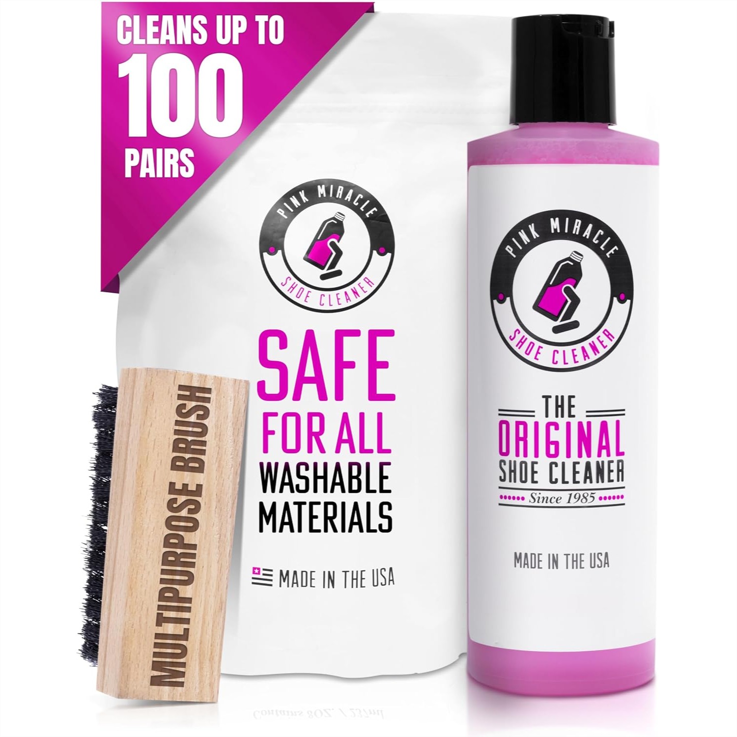 Sneaker Cleaner Kit with Brush - Sneaker Cleaner recension och pris