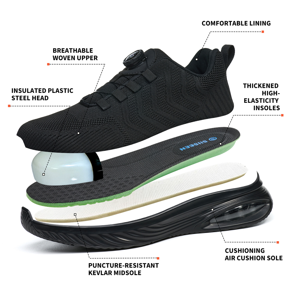 Rotating Button Safety Shoes M - Sneaker Care recension och pris