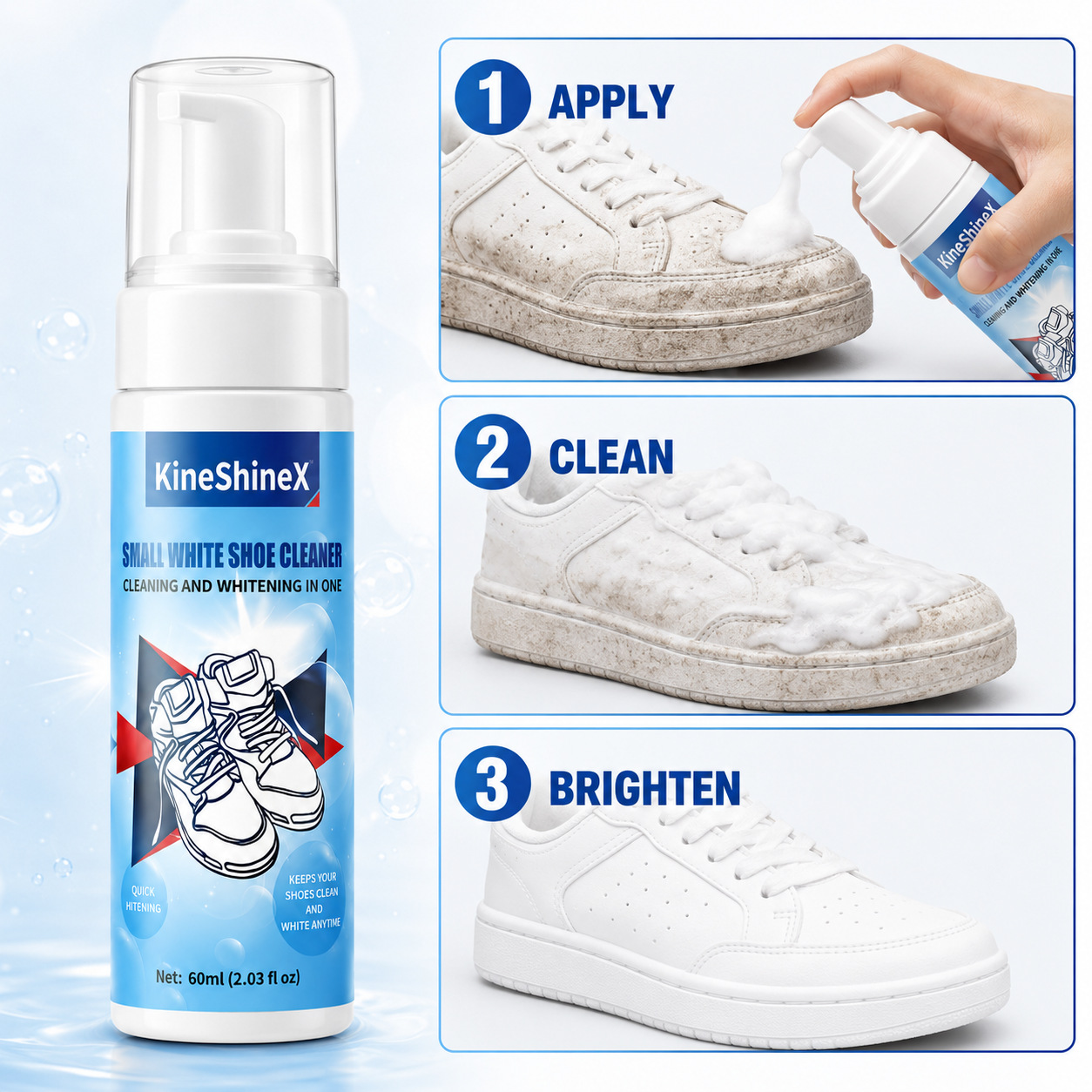 Gihen Shoe Cleaner Kits Water- - Sneaker Care Accessories recension och pris