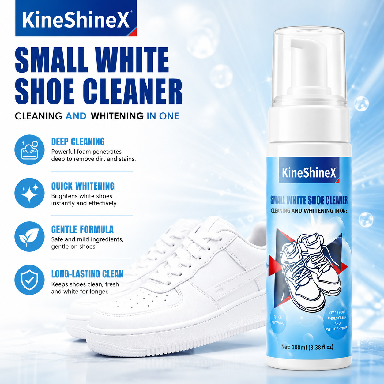 Gihen Shoe Cleaner Kits Water- - Sneaker Care Accessories recension och pris